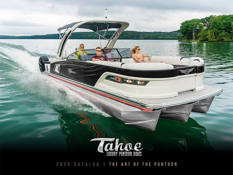 Tahoe Pontoon Boats 2020 Catalog Cover